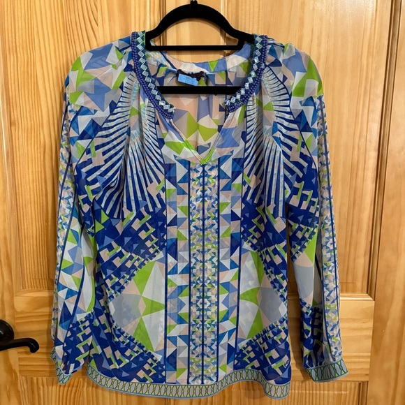 HALE BOB Psychedelic City Long Sleeve Top - Picture 2 of 7